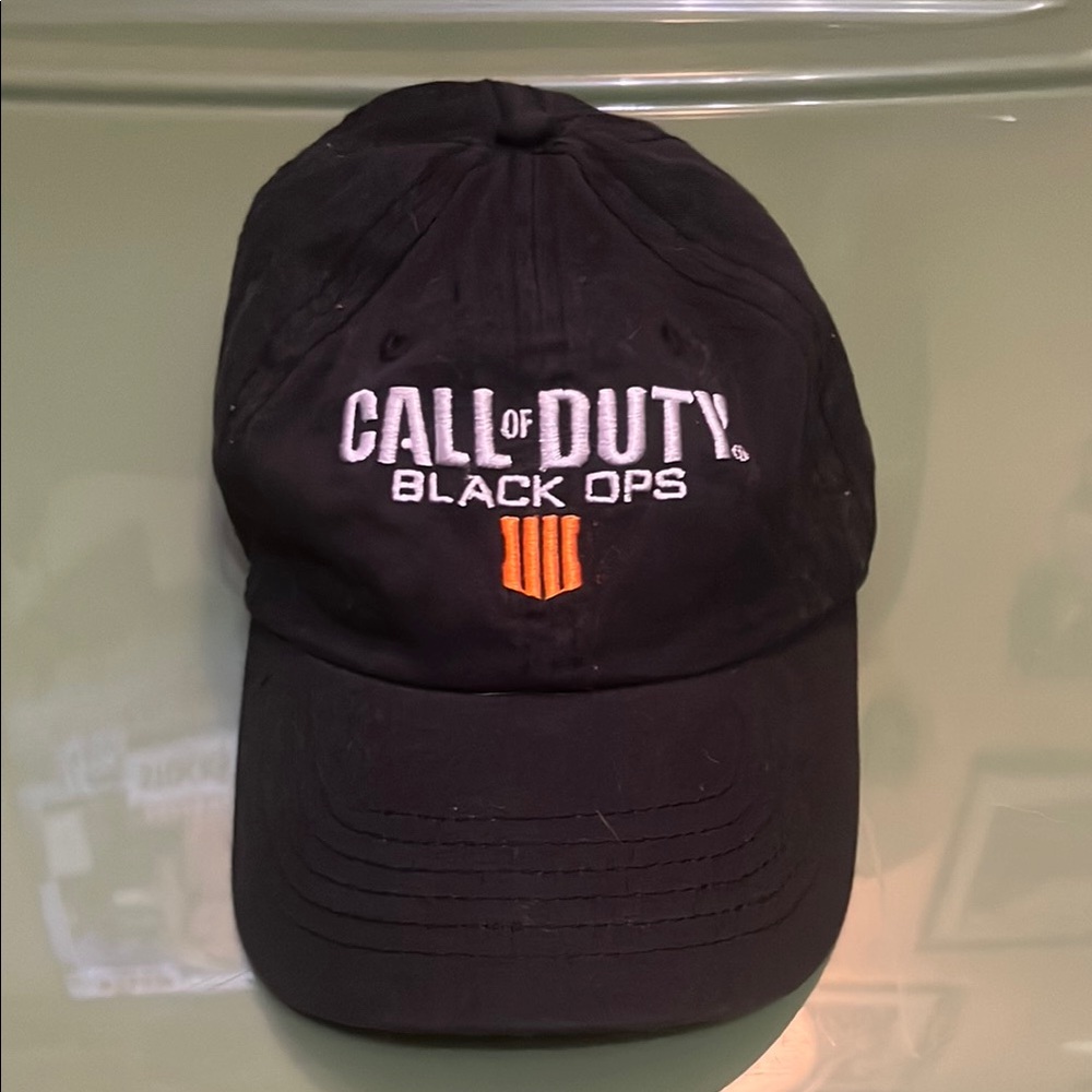 2018 Modern Warfare Call of Duty Black Ops 4 Black Cap Hat